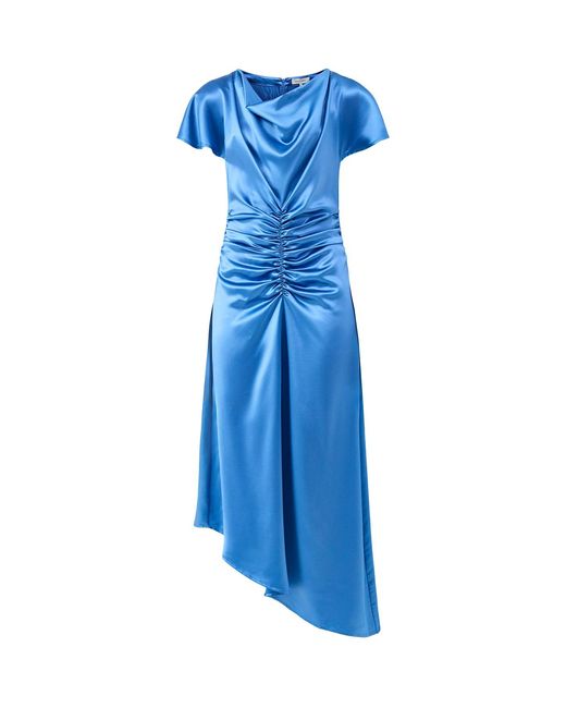 Dea Kudibal Blue Jackie Fitted Midi Dress