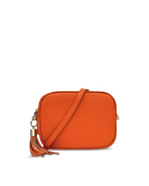 Apatchy London Orange Women's Leather Crossbody Bag