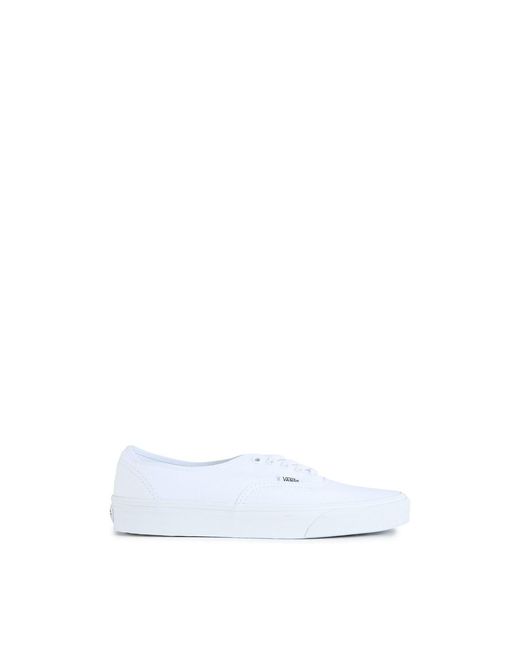 Vans White Authentic Canvas Trainers for men