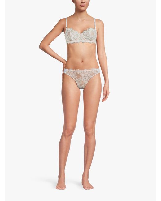 Skarlett Blue White Entice Balconnette Bra
