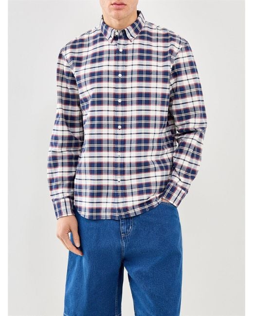 Levi's Blue Authentic Button Down Shirt for men