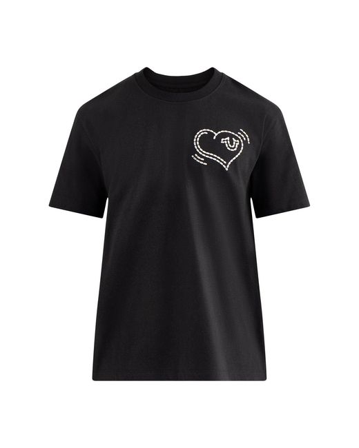 True Religion Black Puff Cat Tee for men