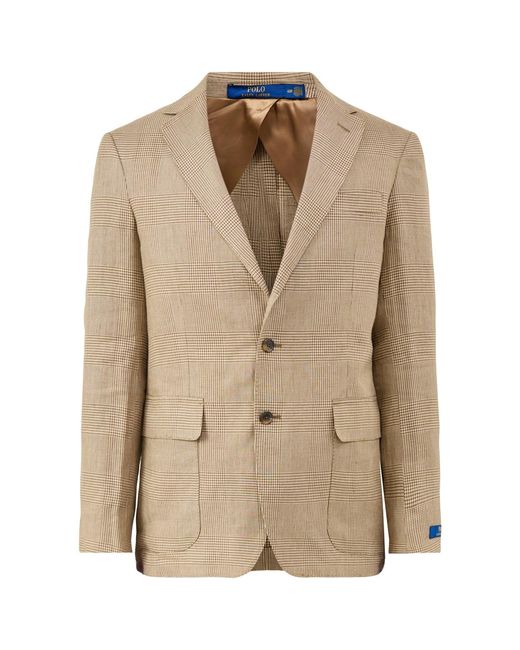 Polo Ralph Lauren Natural Glenplaid Blazer for men