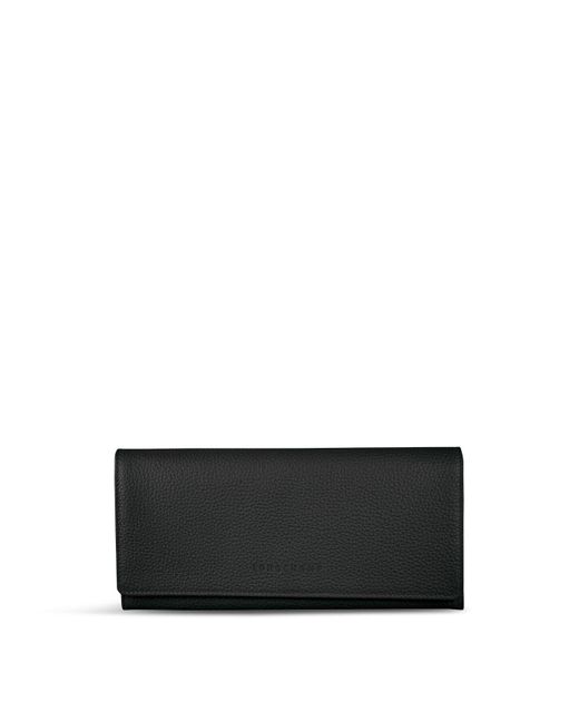 Longchamp Black Women's Le Foulonné Continental Wallet