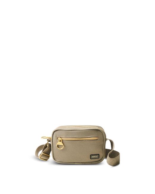 Barbour Metallic B.Intl Qualify Micro Crossbody Bag Khaki