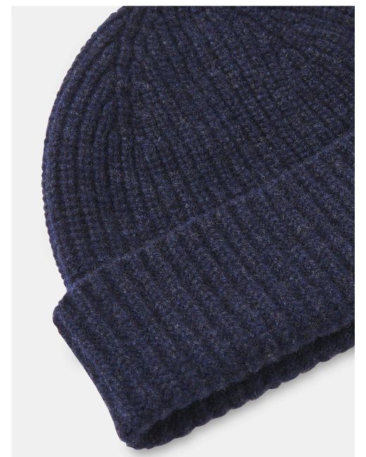 Whistles Women's Lambswool Hat in Blue Lyst UK