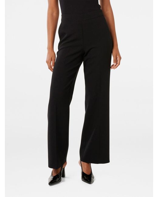 Forever New Black Marissa Wide Leg Pants