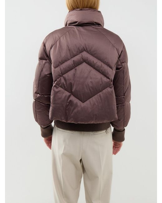Marella Brown Buono Quilted Jacket