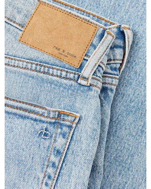 Rag & Bone Blue Women's Harlow Ankle Straight Jean
