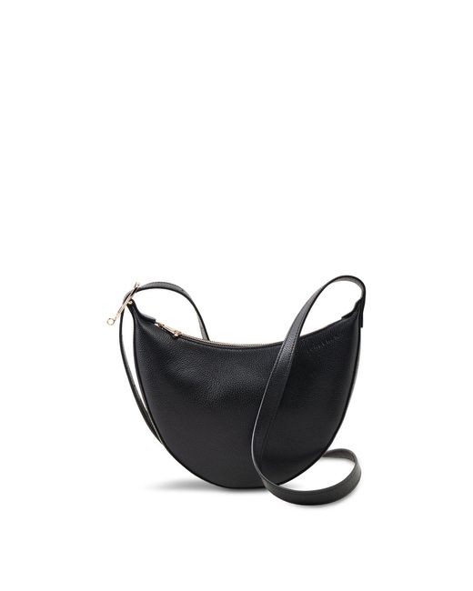 Longchamp Black Le Foulonné Small Crossbody Bag