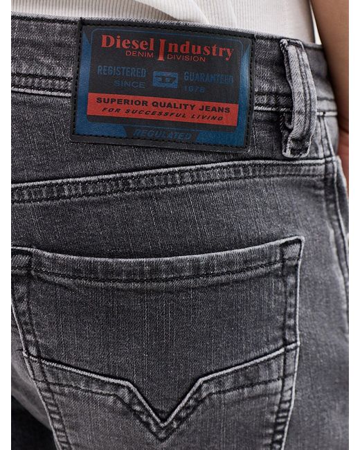 DIESEL Gray 1985 Larkee Tapered Fit Jeans for men