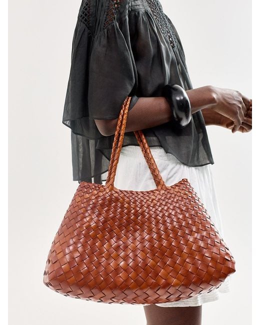 Dragon Diffusion Brown Santa Croce Big Bag