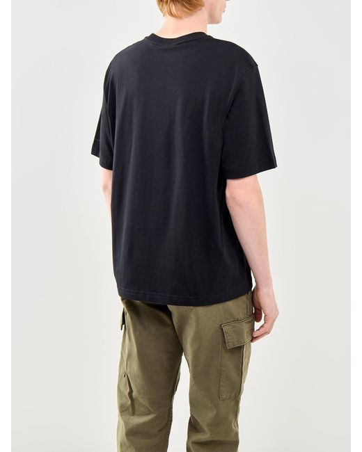 Moose Knuckles Black Leo Logo T-Shirt for men
