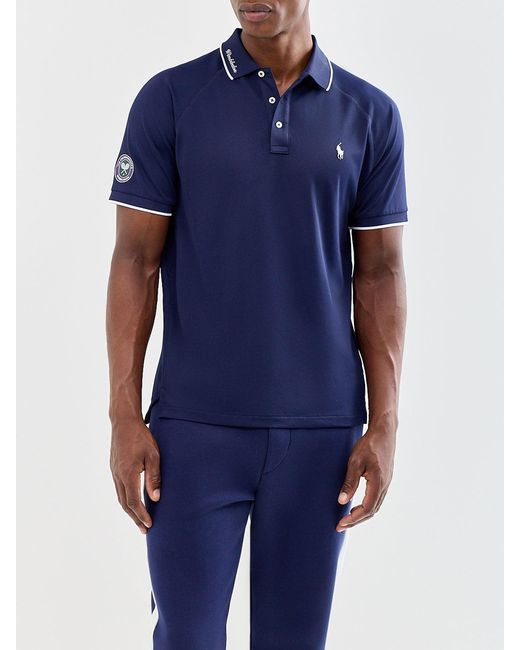 Polo Ralph Lauren Blue Wimbledon Ball Boy Polo Shirt for men