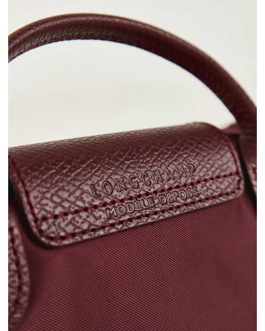 Longchamp Purple Le Pliage One Pouch Bag