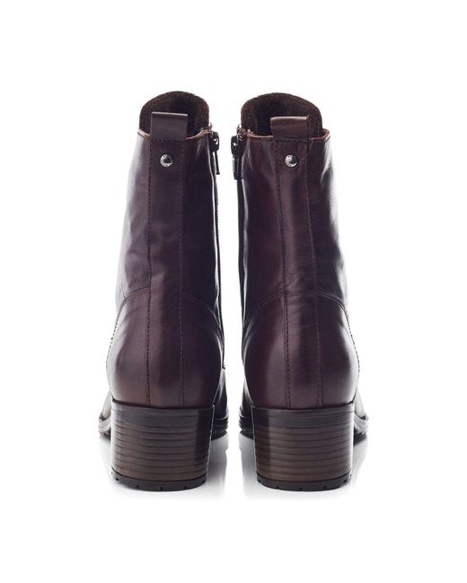 Moda In Pelle Purple Women's Bezzie Dark Leather Boots