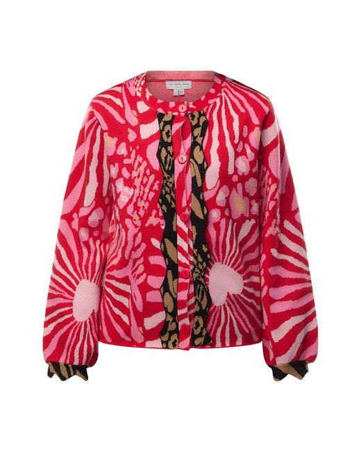 Never Fully Dressed Women's Holly Cardigan in Red | Lyst UK