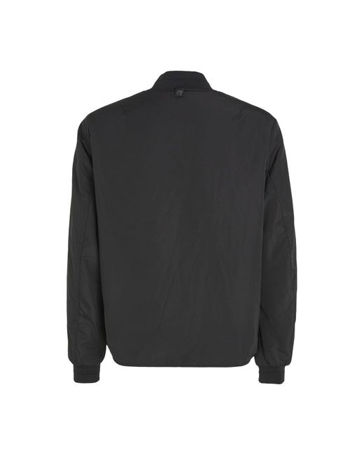 Calvin Klein Black Lightweight Twill Bomber Jacket for men