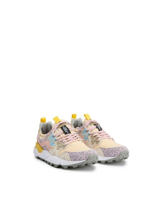 Flower Mountain White Yamano 3 Trainers