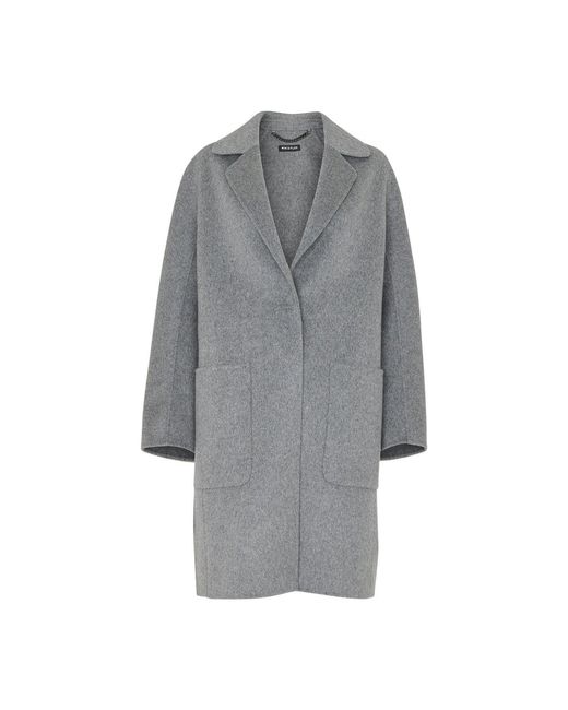 Whistles Gray Women's Cassie Double Face Pocket Coat