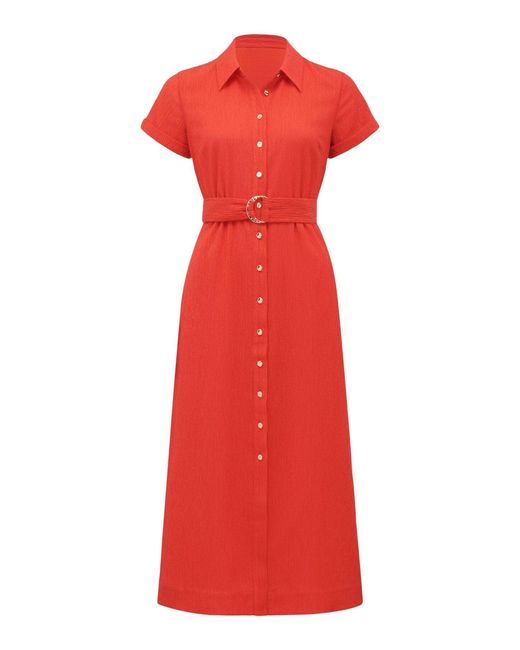 Forever New Briley Textured Shirt Dress