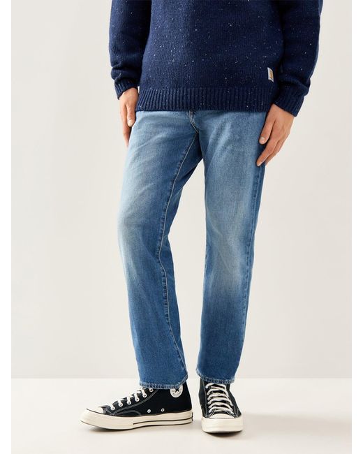 Levi's Blue 502 Taper Jeans for men