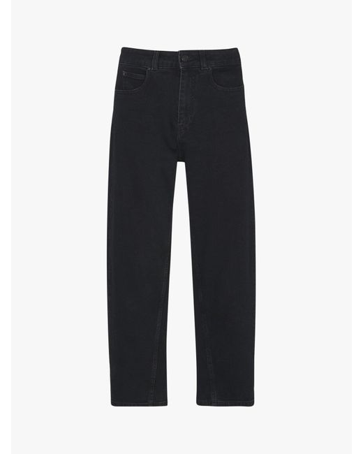 Whistles Black Stretch Barrel Leg Jean