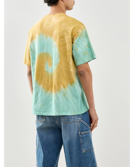 Nudie Jeans Blue Koffe Chameleon Graphic T-Shirt Multi for men