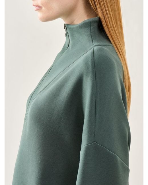 Varley Green Hawley Half Zip Sweat
