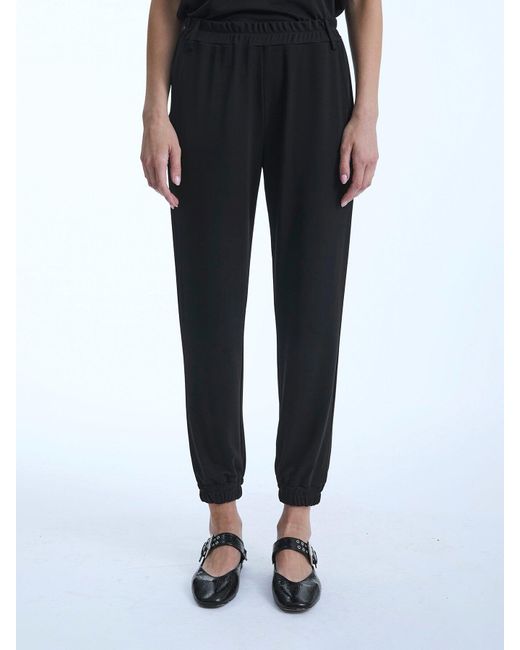 James Lakeland Black Jersey Joggers