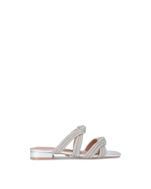 Carvela Kurt Geiger White Arielle Flat Sandal