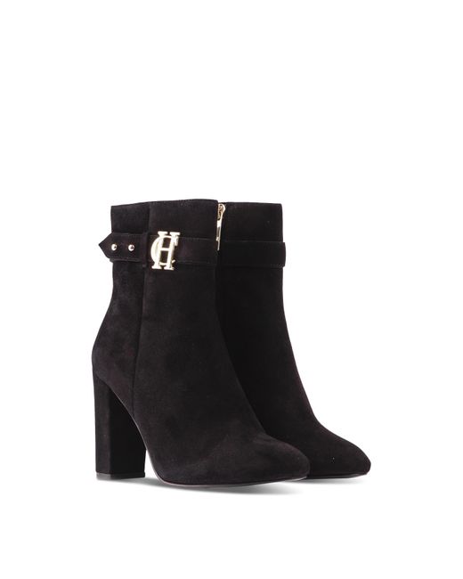 Holland Cooper Black Women's Mayfair Suede Ankle Boots