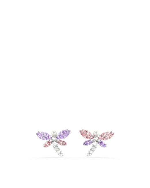 Swarovski White Crystal Ear Jacket Earrings