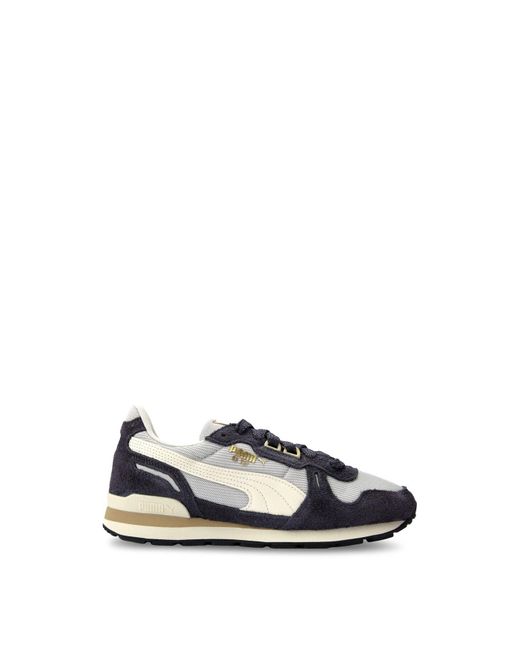 PUMA White Rx 737 Vintage Trainers for men