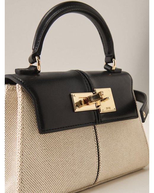 JW PEI Black Elise Top Handle Bag