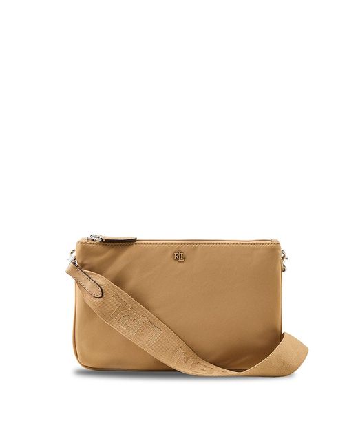Ralph Lauren Natural Women's Landyn Nylon Medium Crossbody