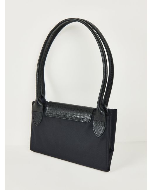 Longchamp Black Le Pliage One Medium Tote Bag