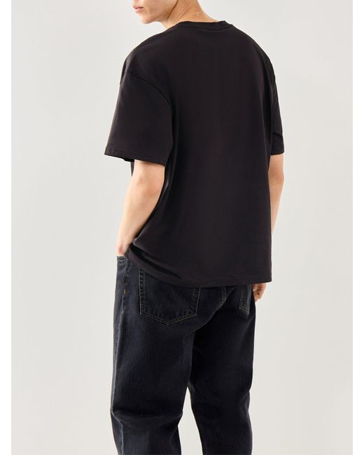 Parlez Black Craft Short Sleeves T-Shirt for men