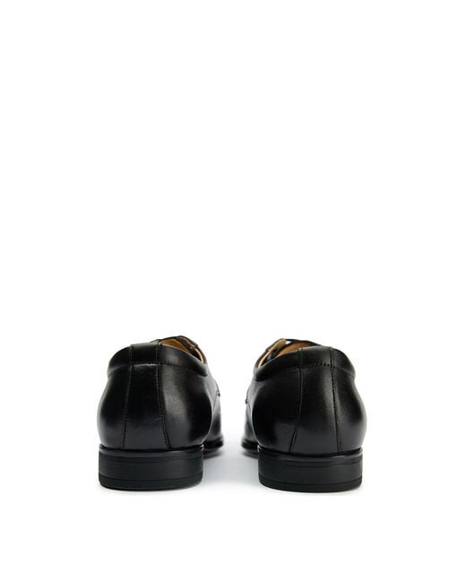 Sole Ldn White Wide Fit Derby Shoes for men