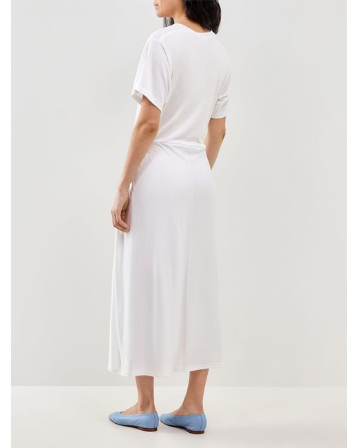 Polo Ralph Lauren White Midi T-Shirt Dress