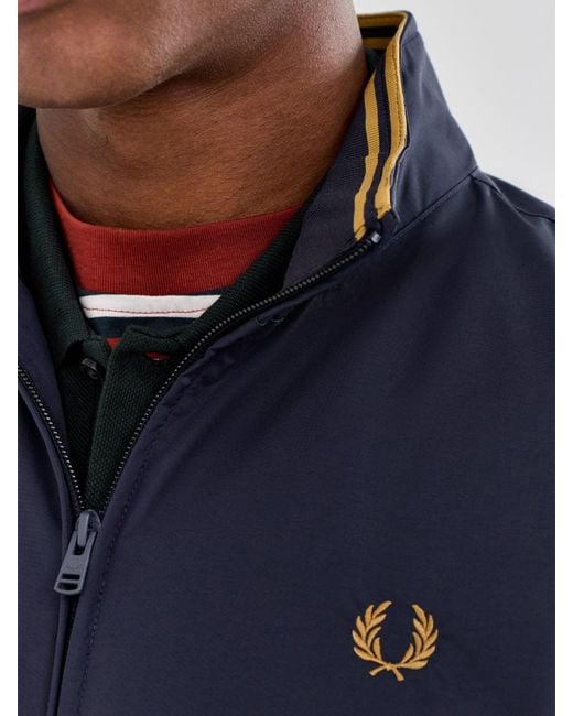 Fred Perry Blue Brentham Jacket for men
