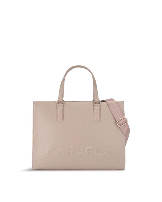 Carvela Kurt Geiger Natural Frame Large Tote