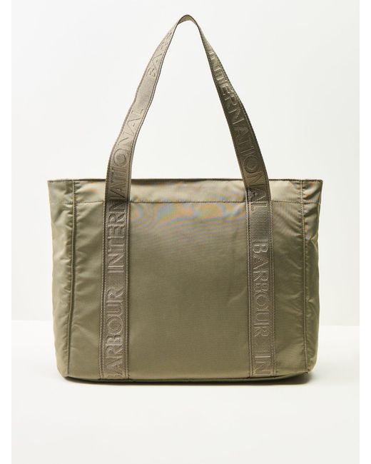 Barbour Multicolor Qualify Tote Bag Khaki