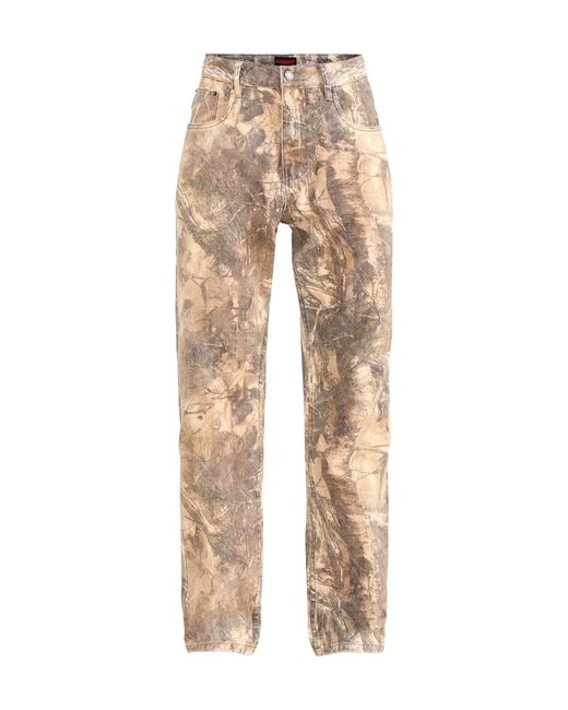 Pleasures Natural Hendrix Flare Jeans for men