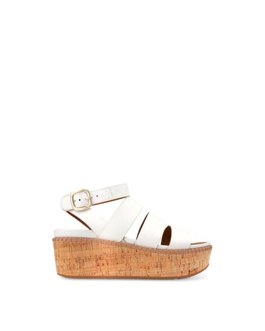 Fitflop White Women's Eloise Strappy Wedge Sandals