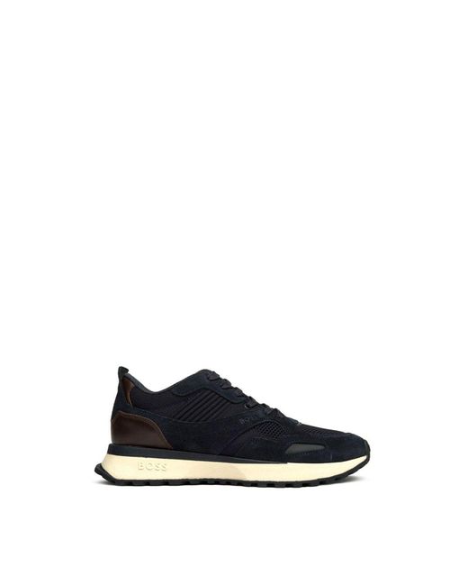Boss White Jonah Runn Trainers for men