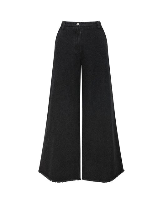James Lakeland Black Frayed Jeans