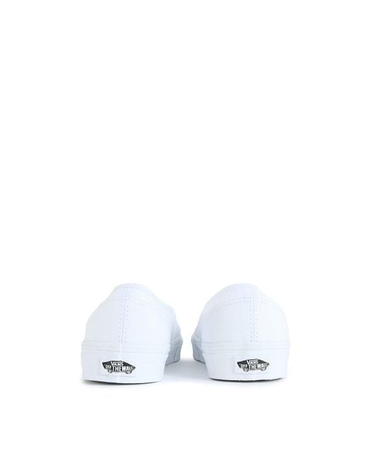 Vans White Authentic Canvas Trainers for men