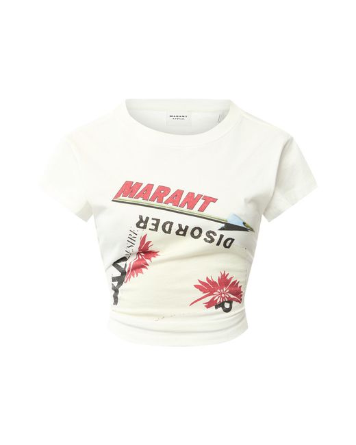 Isabel Marant White Women's Zodya T-shirt