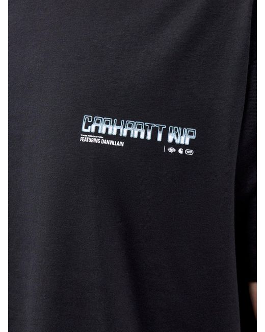 Carhartt Black Wiptopia Ii Logo T-Shirt for men